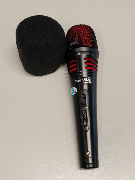 Datei:HW Akustik Felyby Mikrofon mit Windschutz.jpg